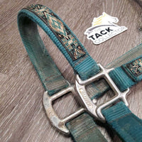 Thick Nylon Halter *gc/fair, v.dirty, stains, hairy, frays, faded, older
