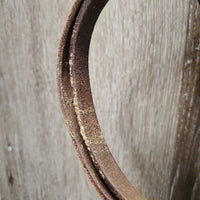 Rsd FS Padded Monocrown Bridle, flash, bling, snaps *gc/vgc, mismatched, clean, stains, older, gunk/residue, v.loose keeper
