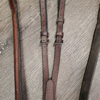 Rsd Leather & Elastic Breastplate, Running Martingale Attachment *gc, dirty, marker, rubs, faded, scrapes, stains
