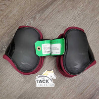 Open Front & Hind Boots, velcro *vgc/xc, clean, mnr hair, scratches & rubs
