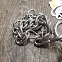SS Jointed Rubber Pelham Bit, chain *vgc, clean, mnr stains, scuffs & rubs

