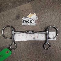 French Link Baucher Bit, flat center bar *vgc, clean, scratches, stains
