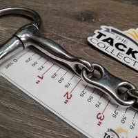 French Link Baucher Bit, flat center bar *vgc, clean, scratches, stains
