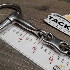 French Link Baucher Bit, flat center bar *vgc, clean, scratches, stains