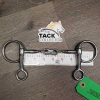 French Link Baucher Bit, flat center bar *vgc, clean, scratches, stains
