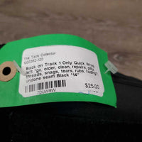 1 Only Quick Wrap, left *gc, older, clean, repairs, pilly, threads, snags, tears, rubs, fading?, undone seam
