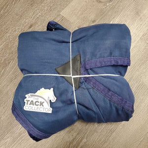 Cotton Stable Sheet, 0 tail/legs *gc/fair, v. faded, repairs mnr tears, snags, hair, stains