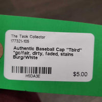 Baseball Cap "Tbird" *gc/fair, dirty, faded, stains
