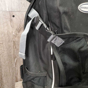 Groom - Riders Backpack *fair, dirty, rubs, TORN strap, mnr hair