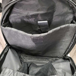 Groom - Riders Backpack *fair, dirty, rubs, TORN strap, mnr hair