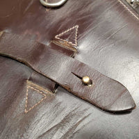 Large Belly Girth, D Ring, Strap, 2x long Els *gc, scratches, scrapes, mnr dirt/film & stains, unstitched seam
