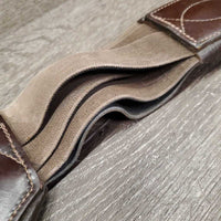 Large Belly Girth, D Ring, Strap, 2x long Els *gc, scratches, scrapes, mnr dirt/film & stains, unstitched seam

