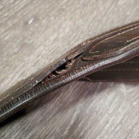 Large Belly Girth, D Ring, Strap, 2x long Els *gc, scratches, scrapes, mnr dirt/film & stains, unstitched seam
