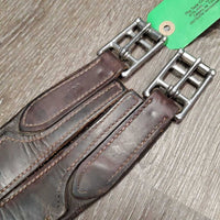 Large Belly Girth, D Ring, Strap, 2x long Els *gc, scratches, scrapes, mnr dirt/film & stains, unstitched seam
