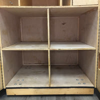 Custom Wooden Tack Locker, Wheels *vgc, clean, stains, residue?dirt
