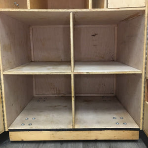 Custom Wooden Tack Locker, Wheels *vgc, clean, stains, residue?dirt
