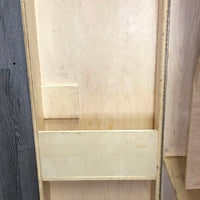 Custom Wooden Tack Locker, Wheels *vgc, clean, stains, residue?dirt