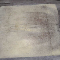 Western Saddle Pad *gc, hair, dirt, threads, clumpy, mnr stains, rubs, scrapes, undone stitching