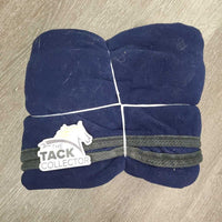 Fleece Quarter Sheet, "Windhaven, DF" *gc, 0 tail, clean, pilly, hair, faded, rubbed edges, puckers
