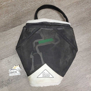 Stiff Mesh Fly Mask, 0 ears *vgc, mnr hair, dirt, stains
