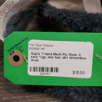 Hard Mesh Fly Mask, 0 ears *vgc, mnr hair, dirt
