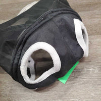 Stiff Mesh Fly Mask, 0 ears *vgc, mnr hair, dirt, stains, threads