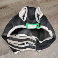 Stiff Mesh Fly Mask, 0 ears *vgc, mnr hair, dirt, stains, threads
