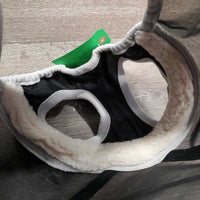 Stiff Mesh Fly Mask, 0 ears *vgc, mnr hair, dirt, stains, threads
