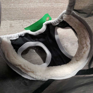 Stiff Mesh Fly Mask, 0 ears *vgc, mnr hair, dirt, stains, threads