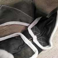 Stiff Mesh Fly Mask, 0 ears *vgc, mnr hair, dirt, stains, threads
