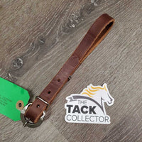 Soft Leather Western Curb Strap, 2 keepers, lg Buckle *like new