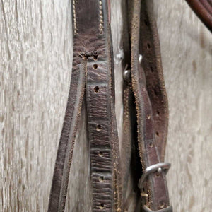 Rsd Monocrown Bridle *gc/fair, NO CHEEKS, Torn/split noseband