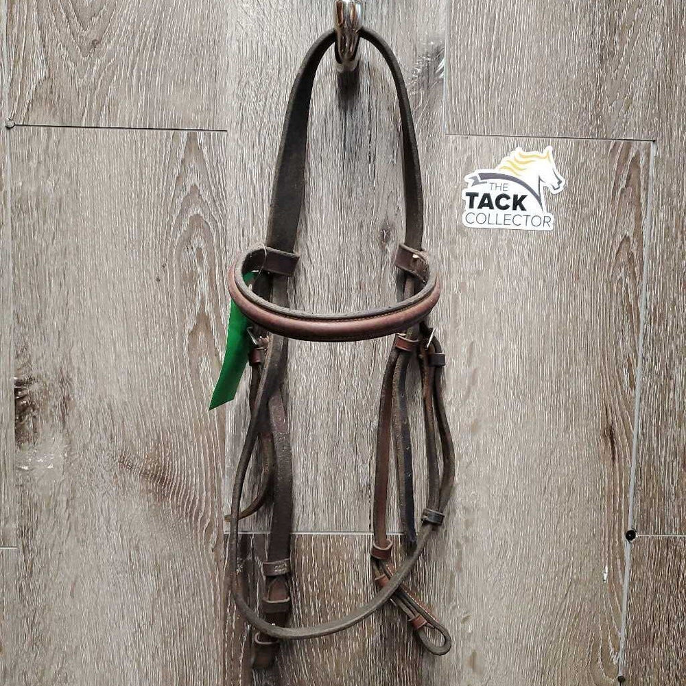 Rsd Bridle *N0 Noseband, gc, dirty, mismatched cheeks