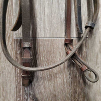 Rsd Bridle *N0 Noseband, gc, dirty, mismatched cheeks
