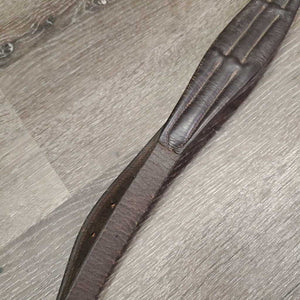 FS Padded Leather & Elastic "Wings" Breastplate, snaps, Adj Running Martingale Attachment *xc/vgc, xholes, clean, mnr edge scrapes & dirt