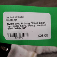 Nylon Web & Long Fleece Cinch *gc, clean, hairy, clumpy, creases