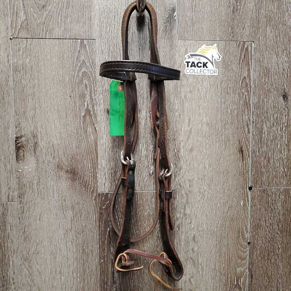 Western Headstall, laces *vgc, mnr rust, scrapes & residue, clean