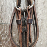 Western Headstall, laces *vgc, mnr rust, scrapes & residue, clean
