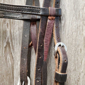 Western Headstall, laces *vgc, mnr rust, scrapes & residue, clean