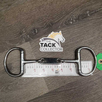 Thin Eggbutt Flat Bar French Link Bit *vgc, residue, scuffs