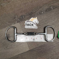 Thin Eggbutt Flat Bar French Link Bit *vgc, residue, scuffs
