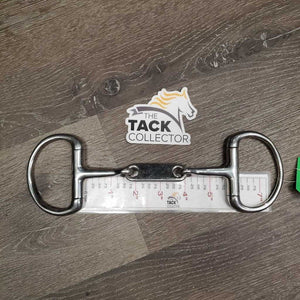 Thin Eggbutt Flat Bar French Link Bit *vgc, residue, scuffs