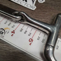 Thin Eggbutt Flat Bar French Link Bit *vgc, residue, scuffs
