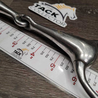 Hollow Eggbutt Snaffle Bit *gc, clean, dent, residue, scuffs
