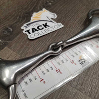 Hollow Eggbutt Snaffle Bit *gc, clean, dent, residue, scuffs
