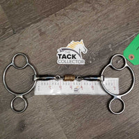 French Link 2 Ring Universal Bit, 7 Copper Rollers *vgc/gc, clean, rubs, scratches, mnr residue
