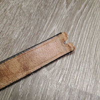 Nylon Breakaway Halter, leather crown *gc, dirt, faded, stained, broken crown
