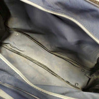 Tote Bag, zipper *fair, v.dirty, faded, older, snags, rubs, pills, holes, bent frame
