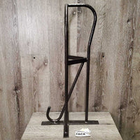 Hamer Finish Wall Mount Metal Saddle Rack *vgc/xc, clean, mnr dusty seams