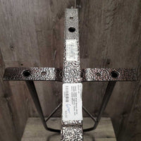 Hamer Finish Wall Mount Metal Saddle Rack *vgc/xc, clean, mnr dusty seams
